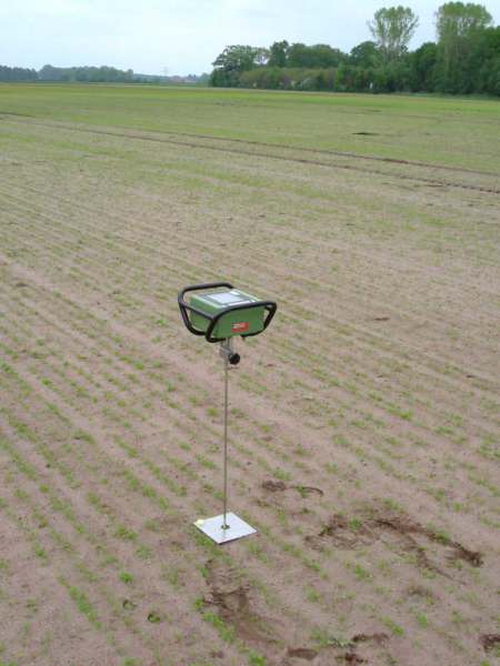 measuring soil compaction with penetrometer